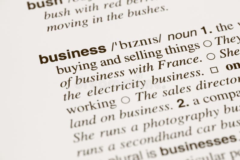 Definition Word Shopping in Dictionary Stock Image Image of