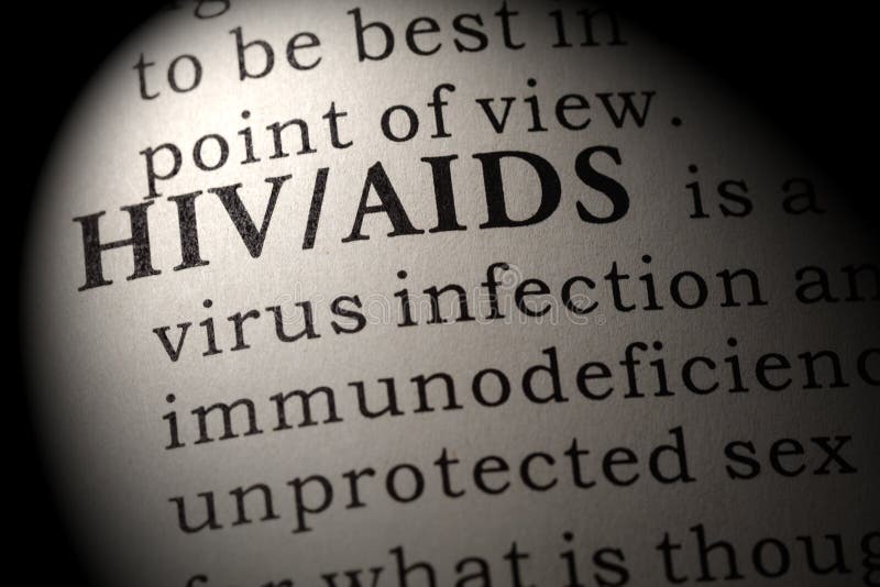 Definition of HIV/AIDS royalty free stock images Definition of HIV/AIDS royalty free stock images