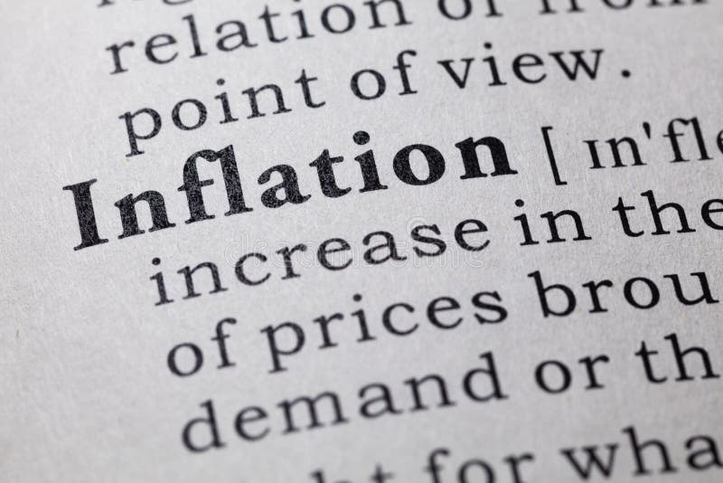 Definition of inflation stock image. Image of economy 135385673