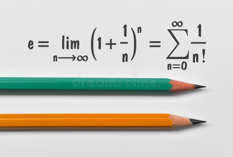 Definition of the number e stock image. Image of number 194797087