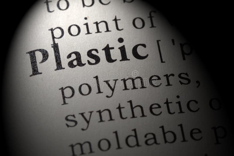 Definition of plastic stock photo. Image of concept 127347016