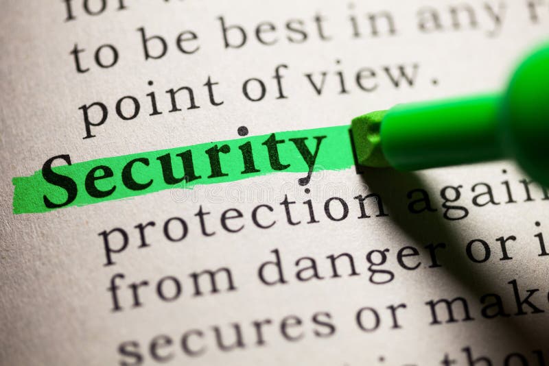 Word security stock image. Image of iron, obsolete, macro 23469657