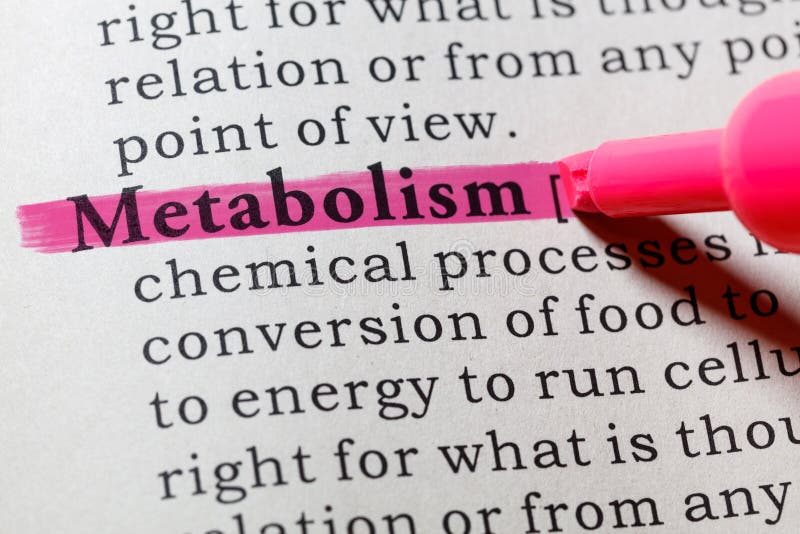 Definizione di metabolismo