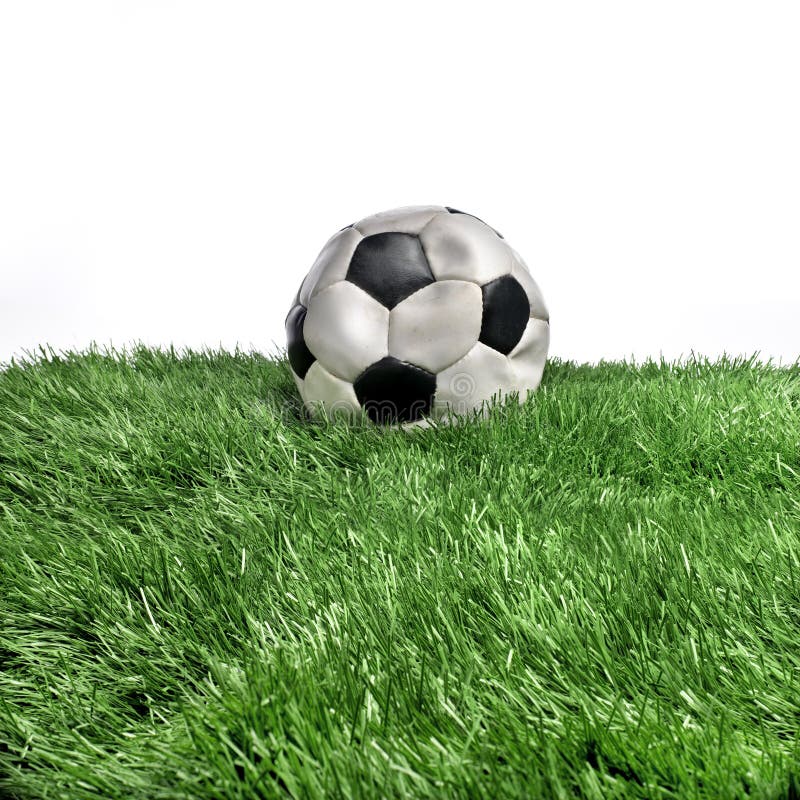 Deflated soccer ball stock photo. Image of ball, studio 29227494