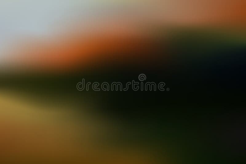 Defocused abstract background with smooth beautiful gradient mesh. Autumn forest with water reflection royalty free illustration