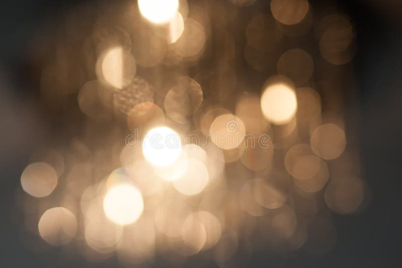 Defocused bokeh złota światła zdjęcie stock