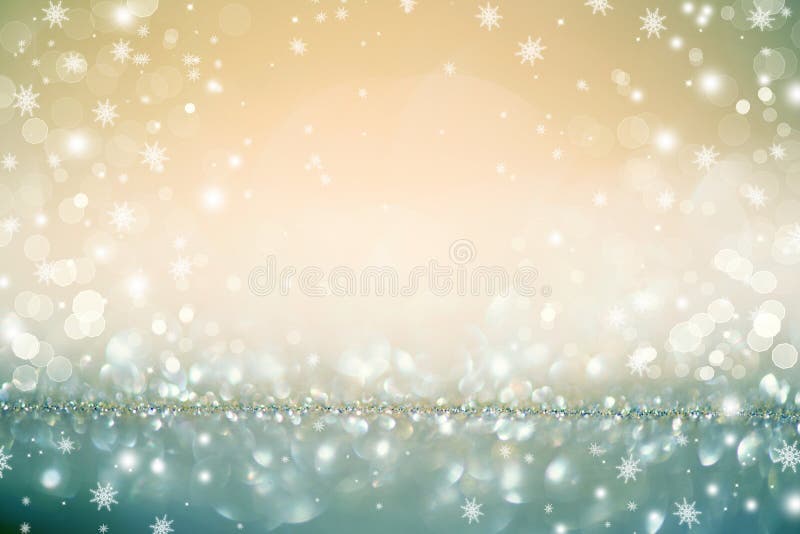 Golden Christmas holiday glowing defocused background. Golden Christmas holiday glowing defocused background