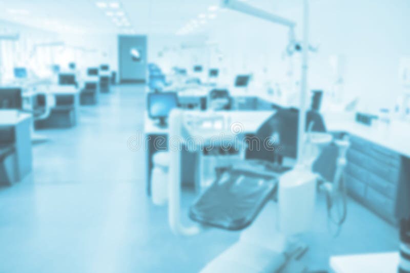 Defocused image of dental equipment stock image