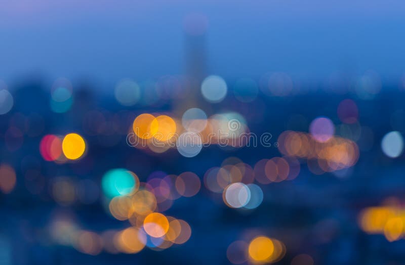 Defocused plamy bokeh tło bridżowy Bangkok rama Thailand viii fotografia stock Defocused plamy bokeh tło bridżowy Bangkok rama Thailand viii fotografia stock