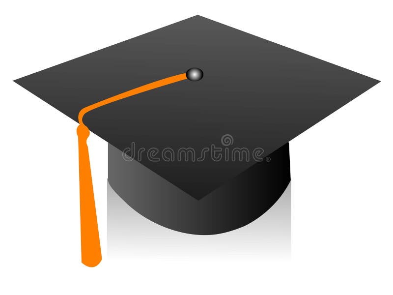 Degree hat stock illustration. Illustration of diploma - 5454230
