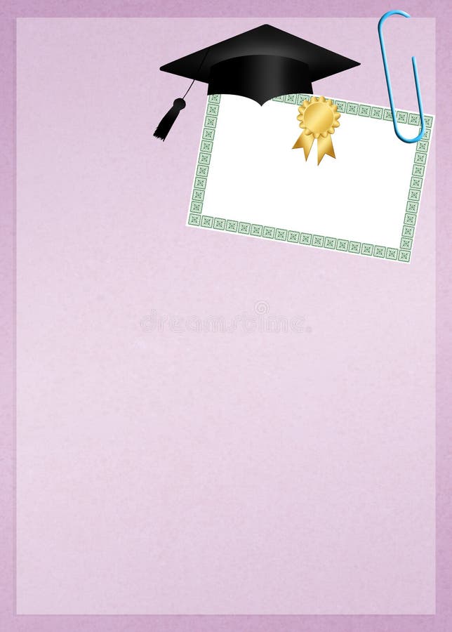 Degree stock illustration. Illustration of ribbon, woman 42259772