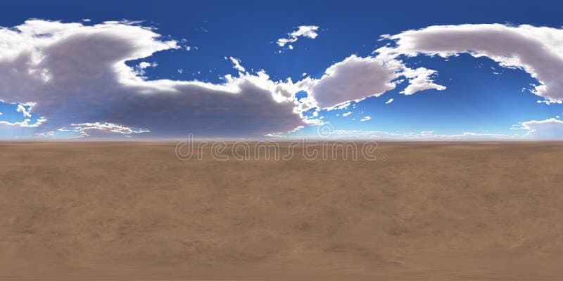 360 Degree Nature Environment Texture Background. Landscape HDRI Map Stock  Illustration - Illustration of desert, cloudscape: 212954851