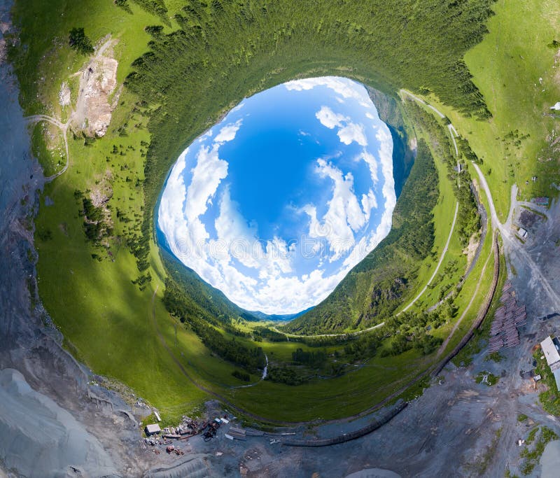 360 degree earth view