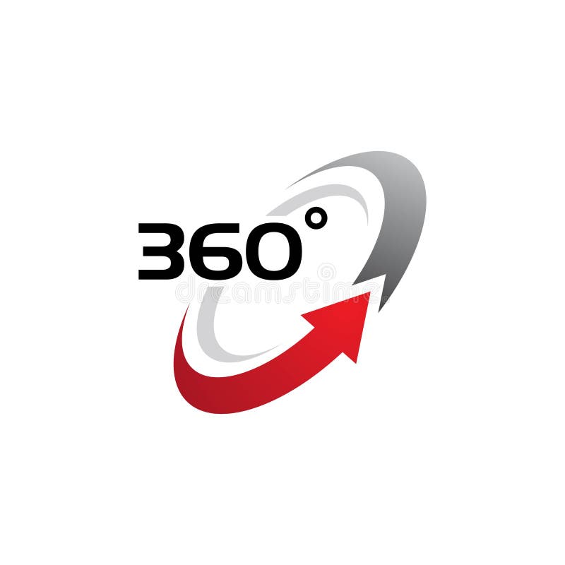 360 Degree View Related Vector Icons vector illustration