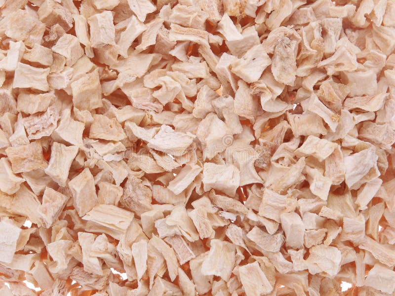Dehydrated parsnip slices royalty free stock photos