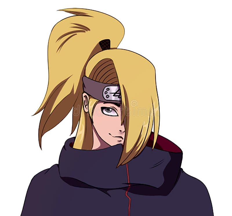 DEIDARA NARUTO DESENHO PASSO A PASSO - MODO FÁCIL 