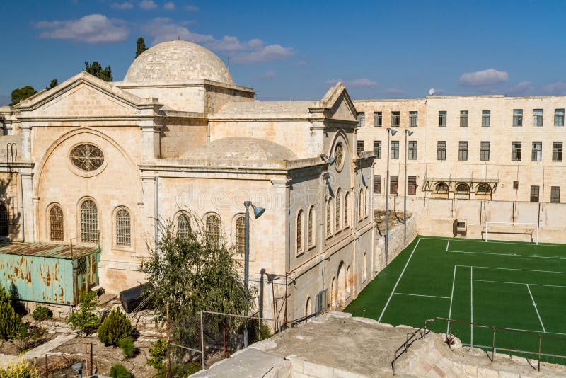 View of Deir Al Zeitoun, Church of the Holy Archangels, Armenian church in the Armenian Quarter of Jerusalem, Israel. View of Deir Al Zeitoun, Church of the Holy Archangels, Armenian church in the Armenian Quarter of Jerusalem, Israel