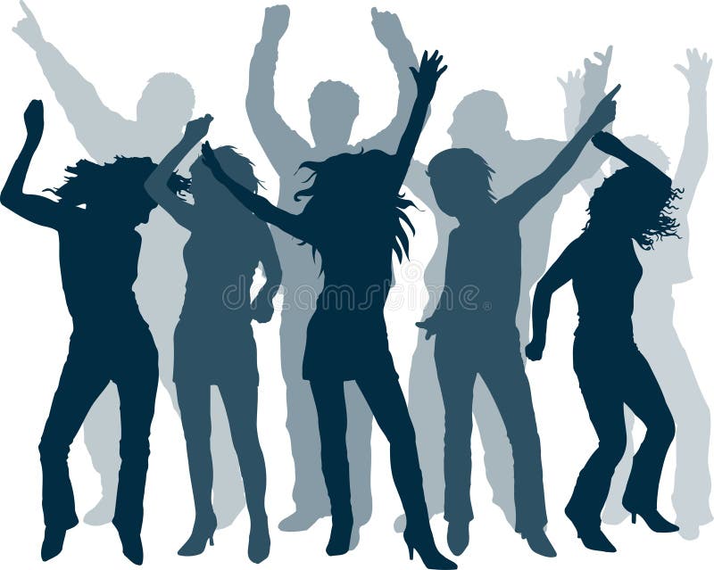 Deixa a dança! ilustração stock Deixa a dança! ilustração stock