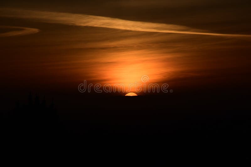 Deixando a luz em um montanhês imagens de stock royalty free Deixando a luz em um montanhês imagens de stock royalty free