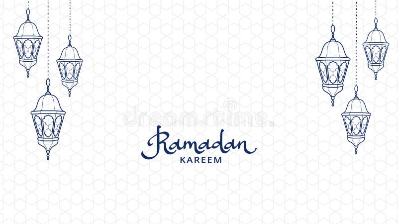 Dekoracja latarni Ramadan. Wiszące tradycyjne lampy wschodnie. Muzułmańskie ozdoby świąteczne. royalty ilustracja