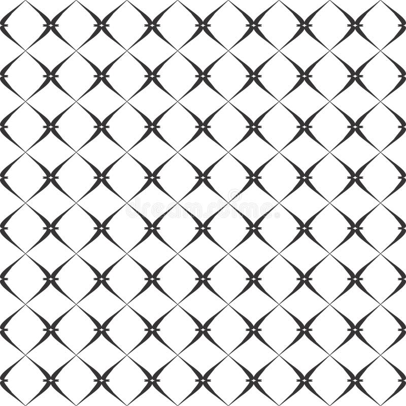 Dekoracyjny Bezszwowy Kwiecisty Geometryczny Czarny & Biały Deseniowy tło ilustracji Dekoracyjny Bezszwowy Kwiecisty Geometryczny Czarny & Biały Deseniowy tło ilustracji
