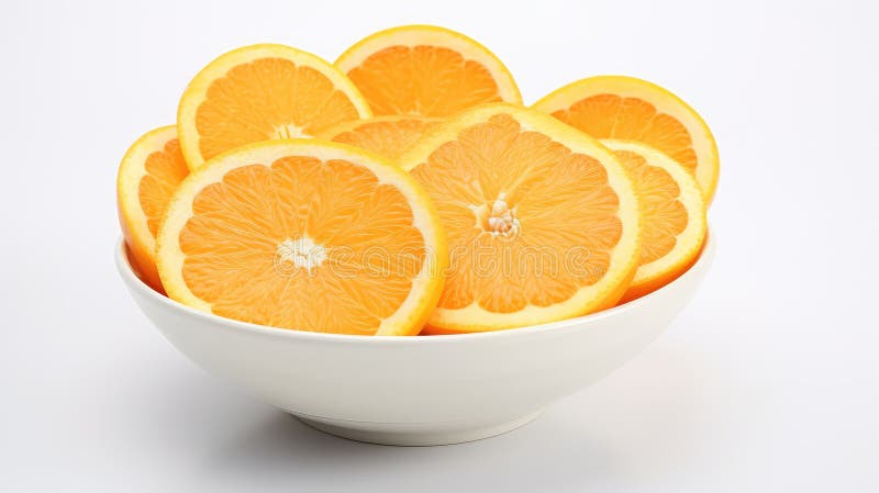Dekorativ orange vit bakgrund royaltyfri illustrationer