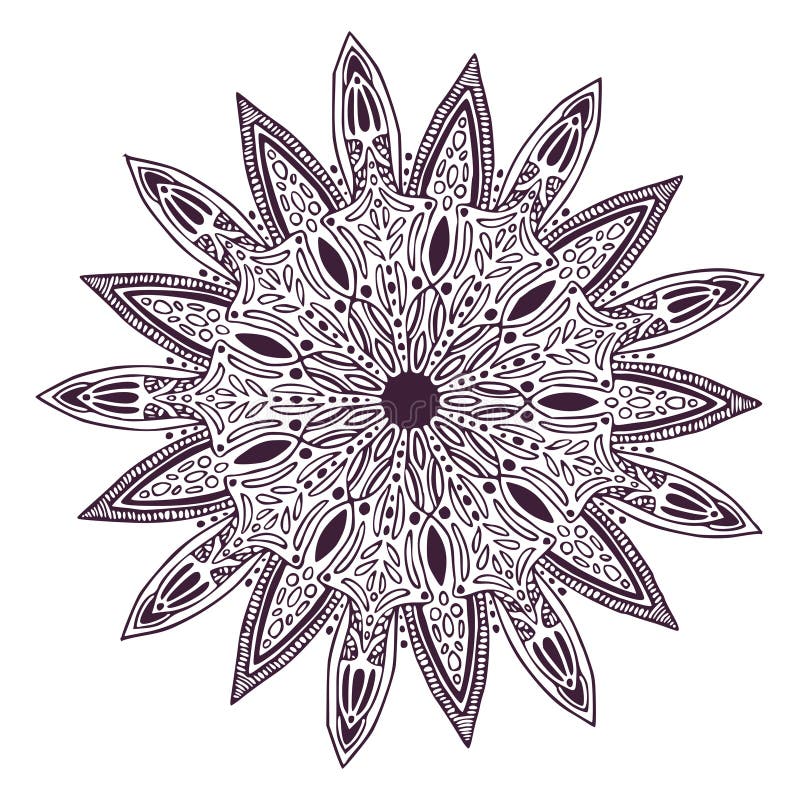 Dekorative dekorative Mandala Teppichverzierungsmuster Innenmandaladruck lizenzfreie abbildung Dekorative dekorative Mandala Teppichverzierungsmuster Innenmandaladruck lizenzfreie abbildung