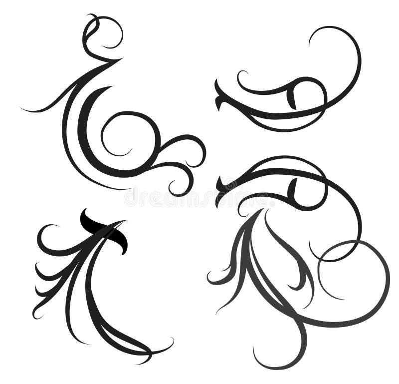 Dekorative Motive vektor abbildung. Illustration von form - 9464868