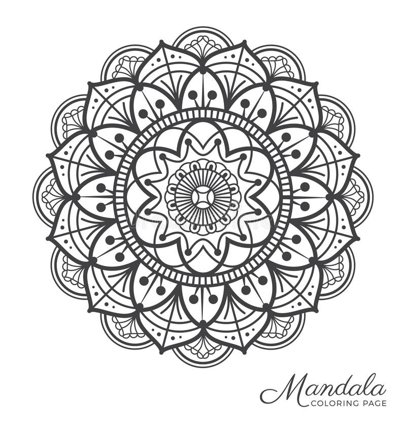 Dekoratives Verzierungsdesign der tibetanischen Mandala