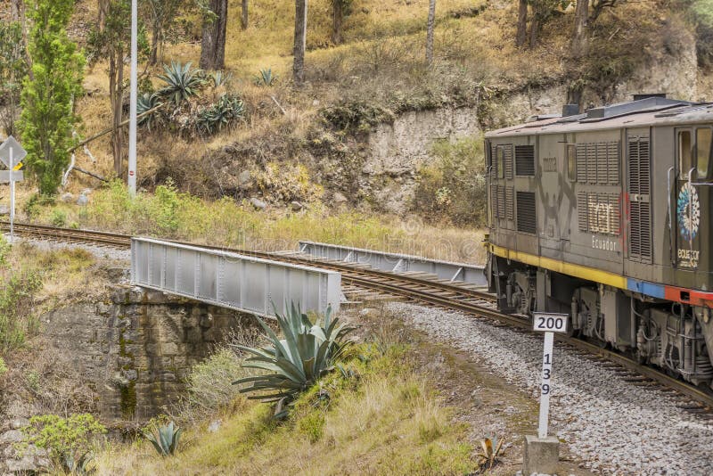 Del Diablo Train Trip Alausi Ecuador di Nariz fotografia stock Del Diablo Train Trip Alausi Ecuador di Nariz fotografia stock