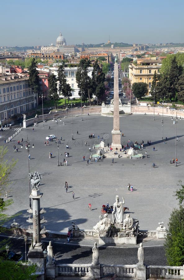 del Италия над взглядом rome popolo аркады стоковые фото del Италия над взглядом rome popolo аркады стоковые фото