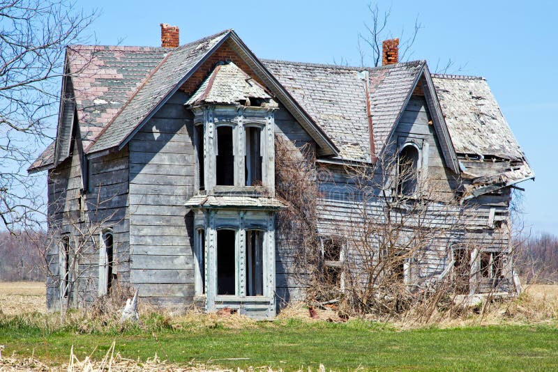 Delapidated, Gnije Do domu zdjęcia stock Delapidated, Gnije Do domu zdjęcia stock