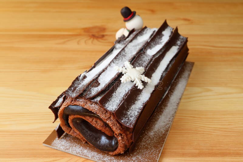 Holiday Yule Log with Ax Topper Recipe