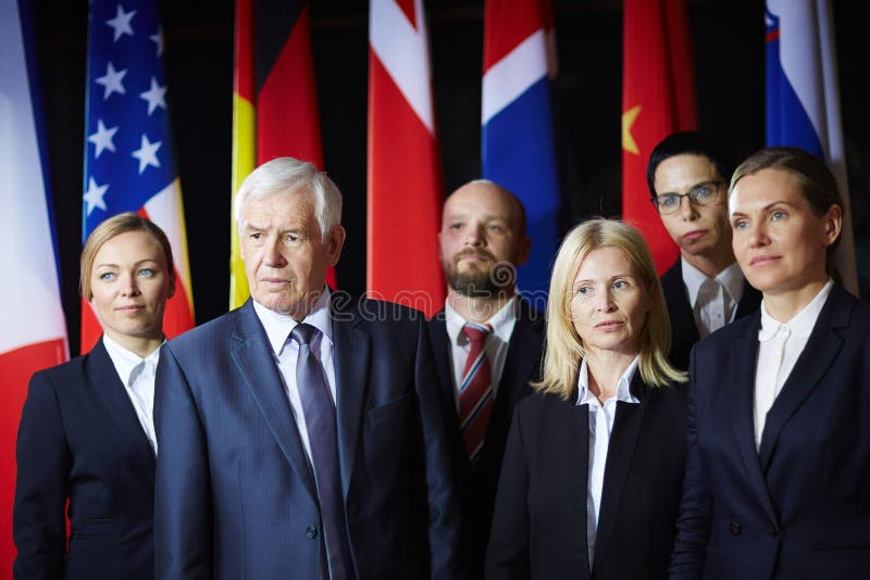 Delegaci słucha someone zdjęcie stock Delegaci słucha someone zdjęcie stock