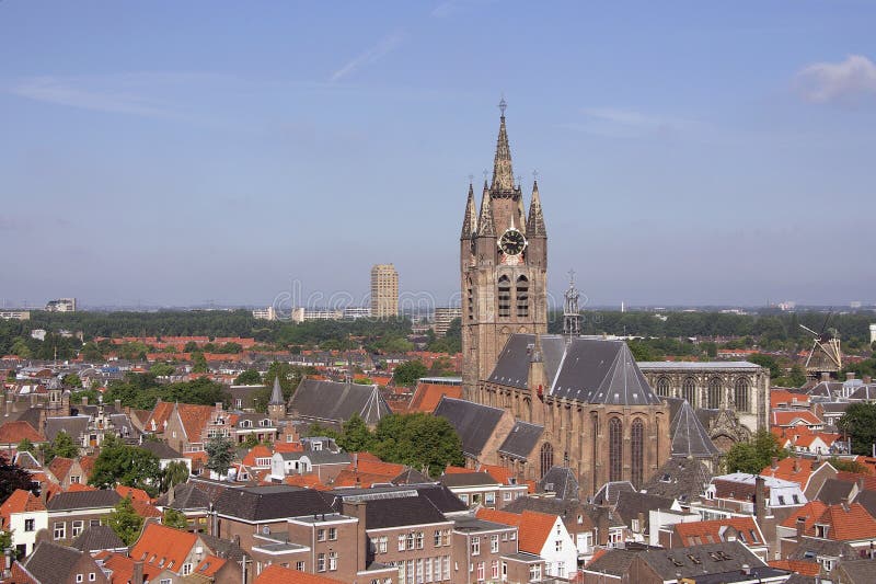 Delft, os Países Baixos fotografia de stock Delft, os Países Baixos fotografia de stock