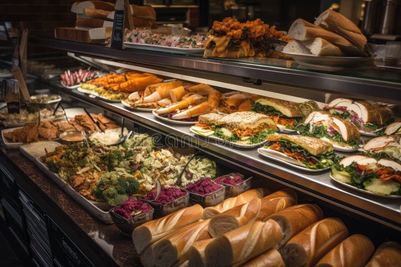 At The Bakery Counter Stock Photo - Download Image Now - Sandwich,  Checkout, Delicatessen - iStock