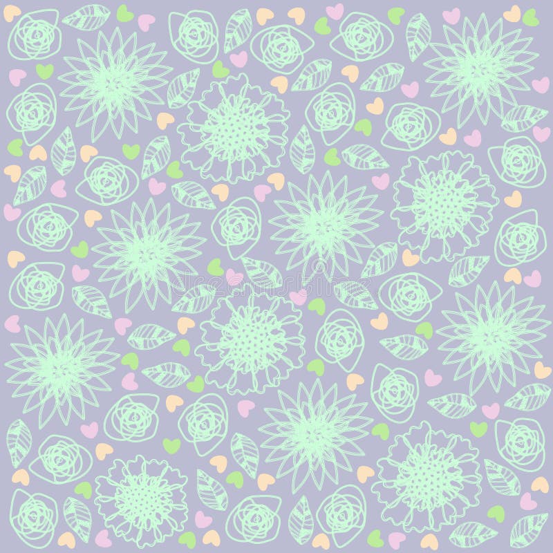 Delicate floral background stock vector. Illustration of background