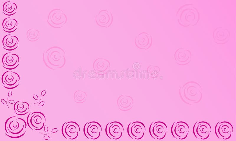 Delicate pink vector background with abstract roses royalty free illustration Delicate pink vector background with abstract roses royalty free illustration