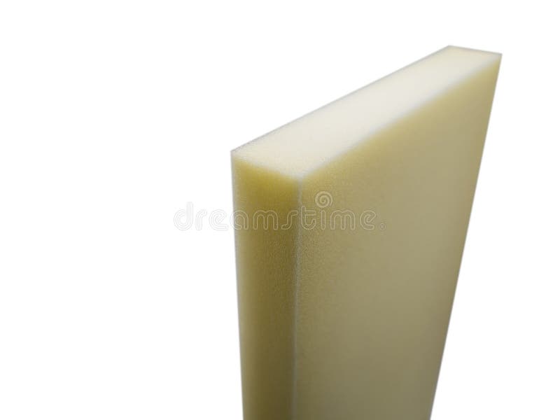 A Delicate Rectangular Sponge Form Dense Cushions To Pale Yellow Stock