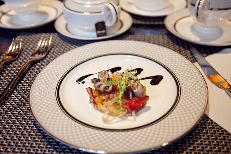 A delicious appetite meal stock photo