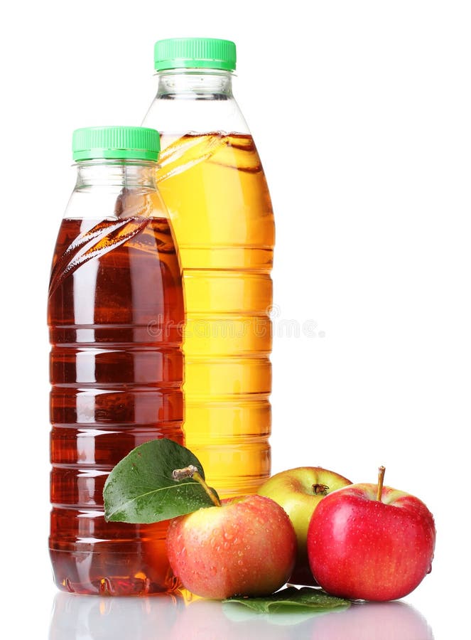 Delicious Apple Juice in Bottles and Apples Stock Image Image of