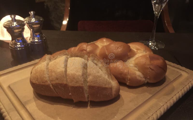 Delicious bread in Michelin restaurant