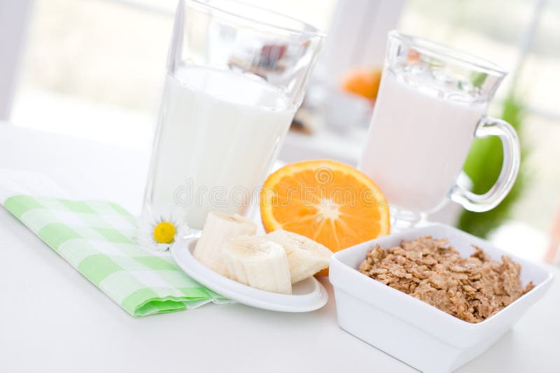 Delicious breakfast stock photos