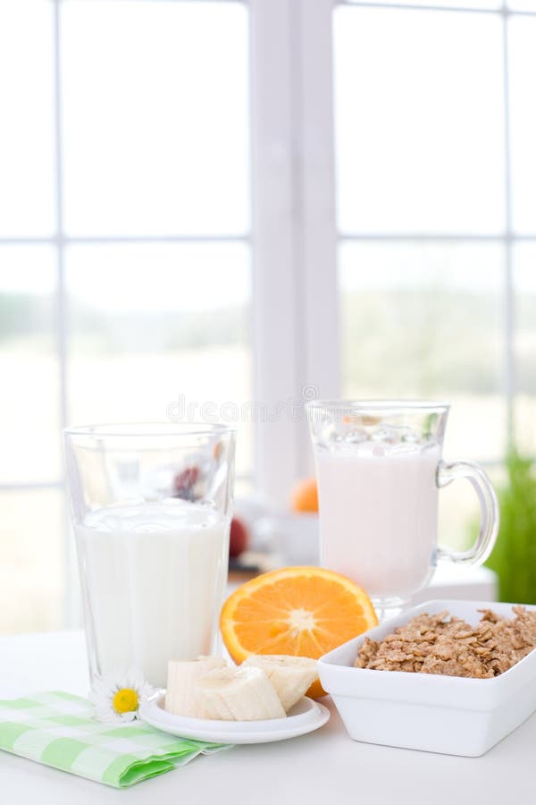 Delicious breakfast stock photo
