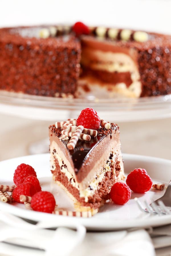 Delicious chocolate cake