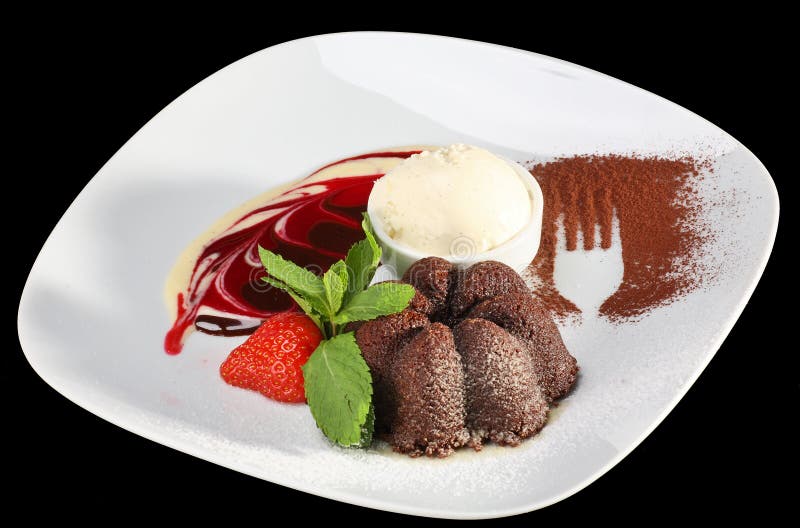 Delicious chocolate dessert