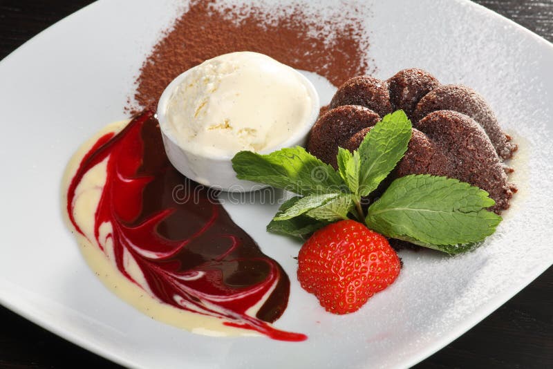 Delicious chocolate dessert