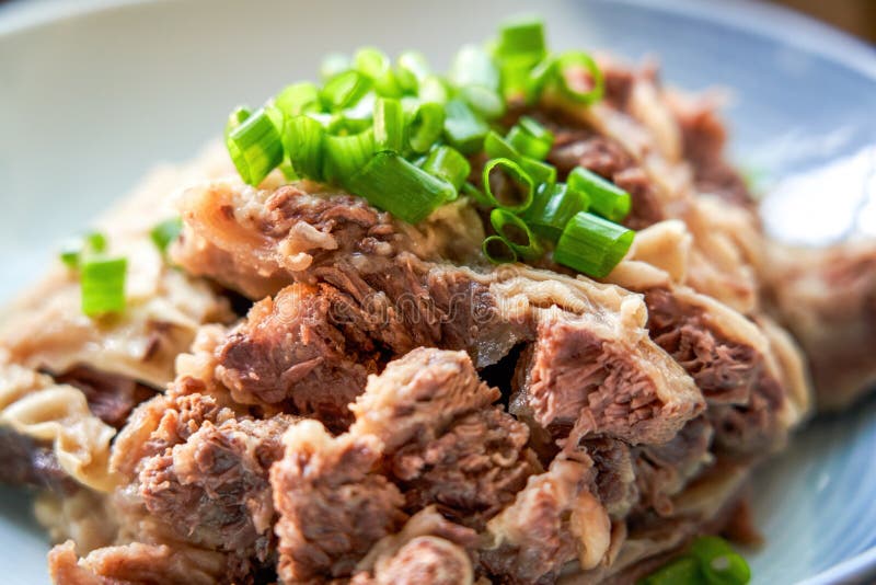 Delicious classic Cantonese dish, beef brisket in clear soup.