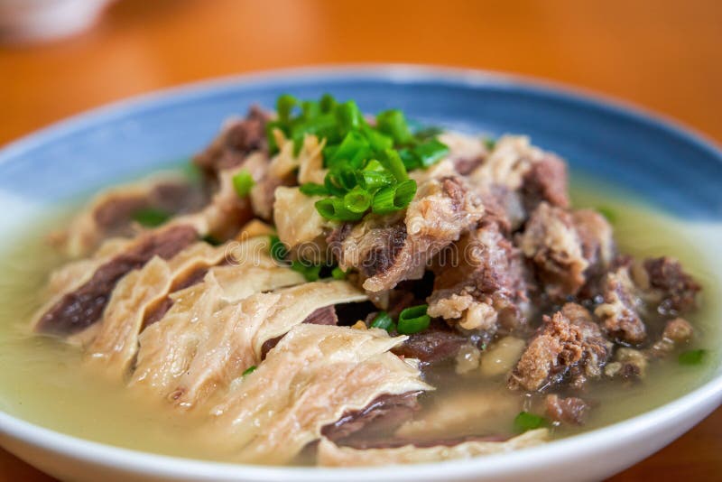 Delicious classic Cantonese dish, beef brisket in clear soup.