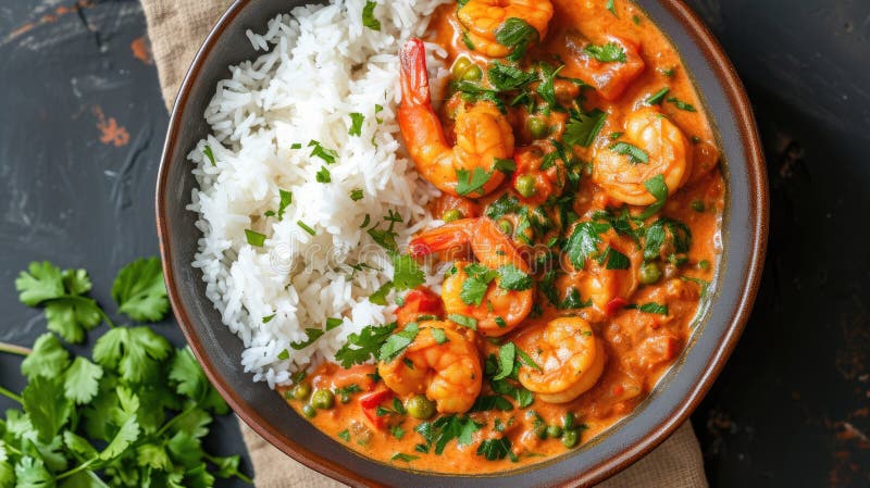 Creamy Shrimp Rice Stock Illustrations – 175 Creamy Shrimp Rice Stock